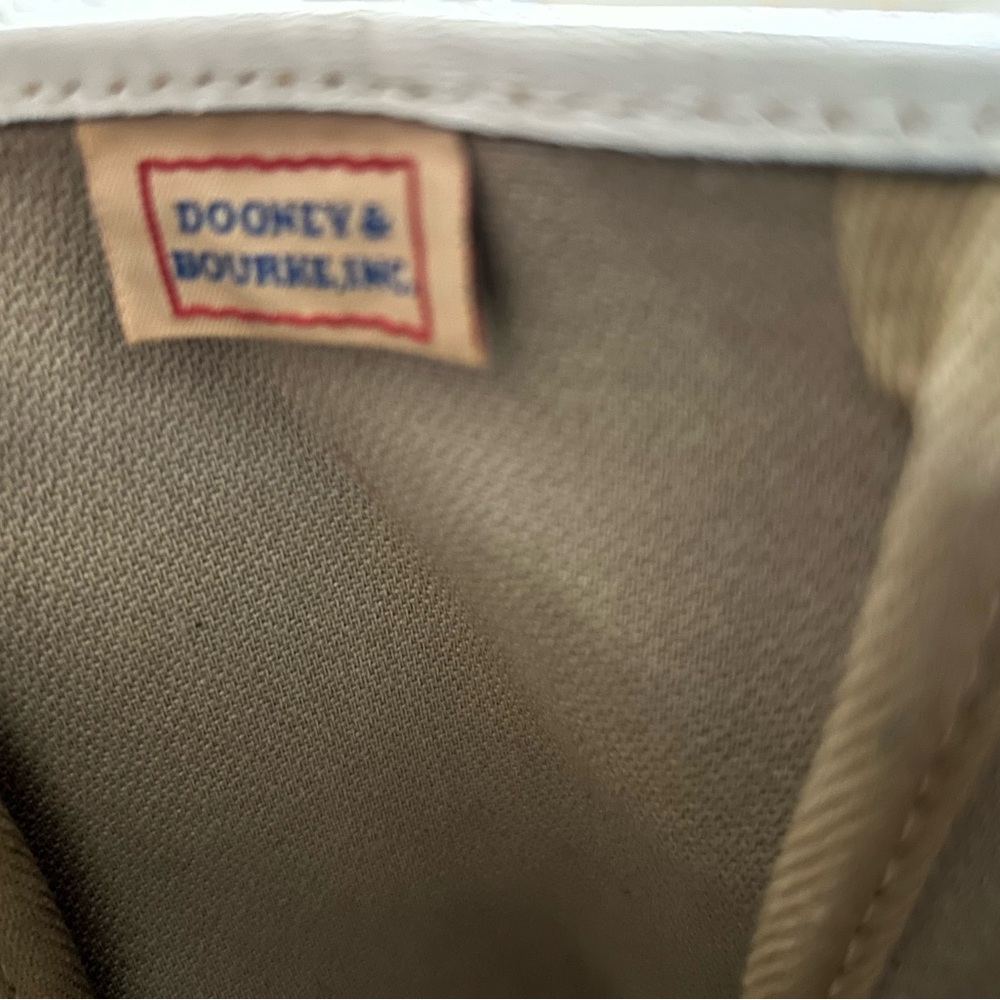 Dooney & Bourke Denim-Like Canvas Tote Bag w/ Paint Splat/Graffiti Pattern - Picture 15 of 16